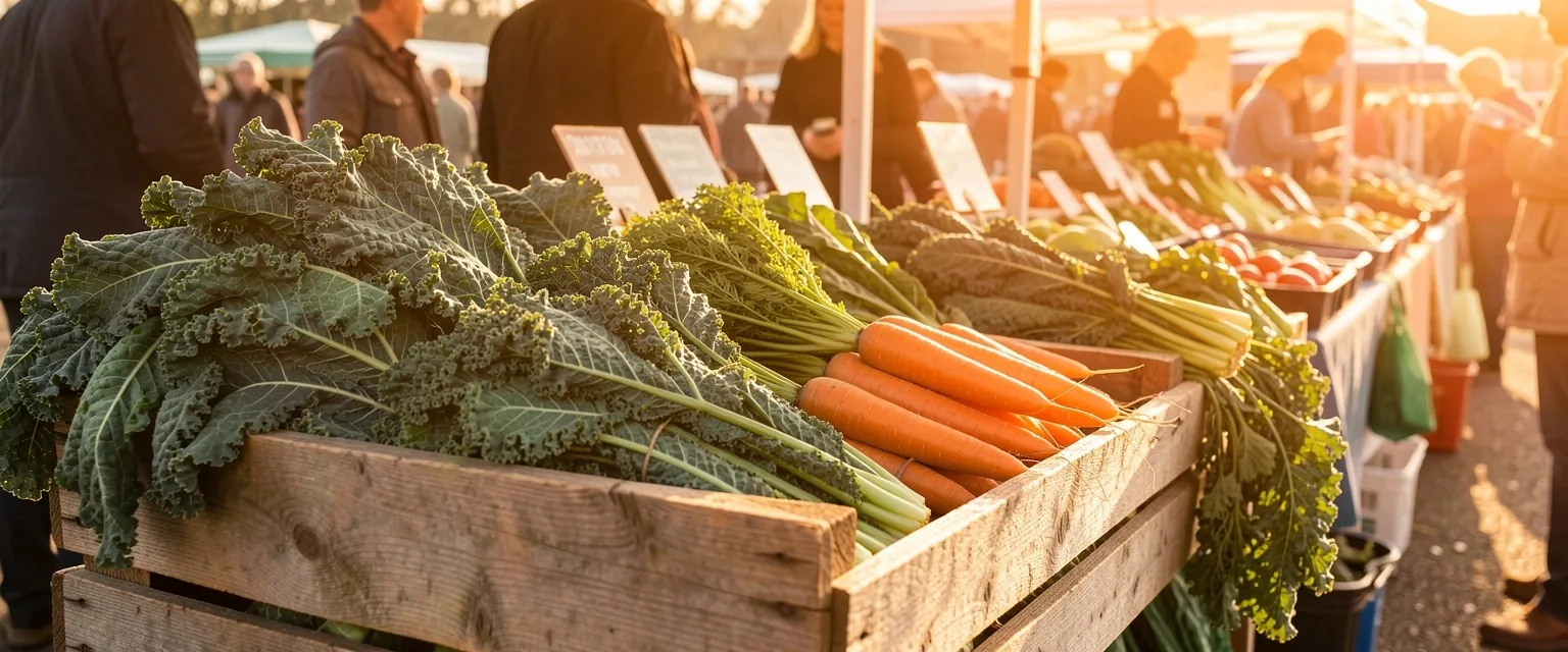 Fresh regional produce in Sheffield